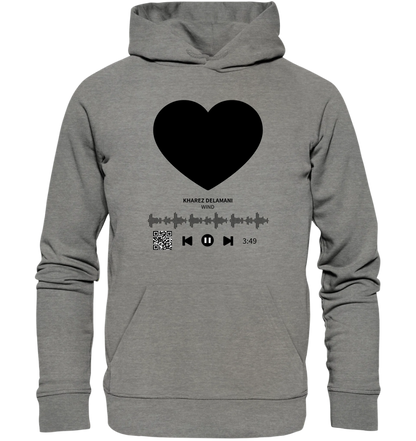 Dein Bild mit Spotify QR Code • Unisex Premium Hoodie XS-5XL aus Bio-Baumwolle für Damen & Herren