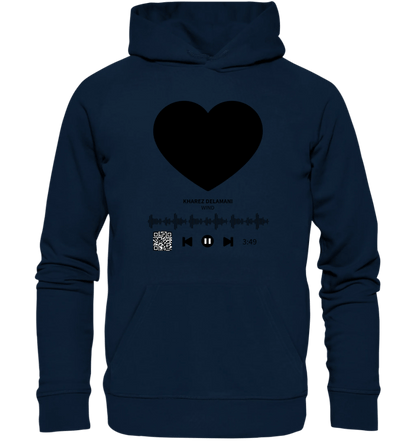 Dein Bild mit Spotify QR Code • Unisex Premium Hoodie XS-5XL aus Bio-Baumwolle für Damen & Herren