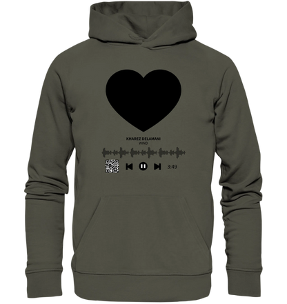 Dein Bild mit Spotify QR Code • Unisex Premium Hoodie XS-5XL aus Bio-Baumwolle für Damen & Herren