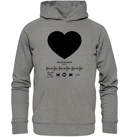 Dein Bild mit Spotify QR Code • Unisex Premium Hoodie XS-5XL aus Bio-Baumwolle für Damen & Herren