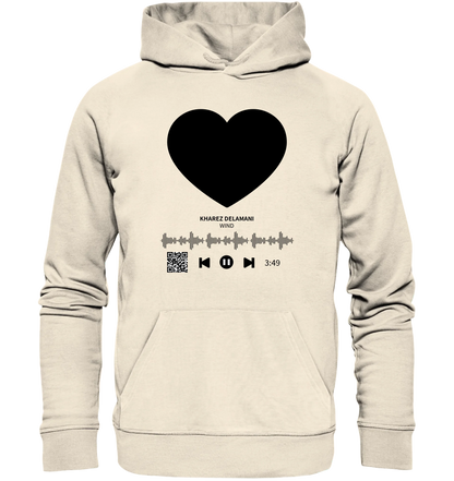 Dein Bild mit Spotify QR Code • Unisex Premium Hoodie XS-5XL aus Bio-Baumwolle für Damen & Herren