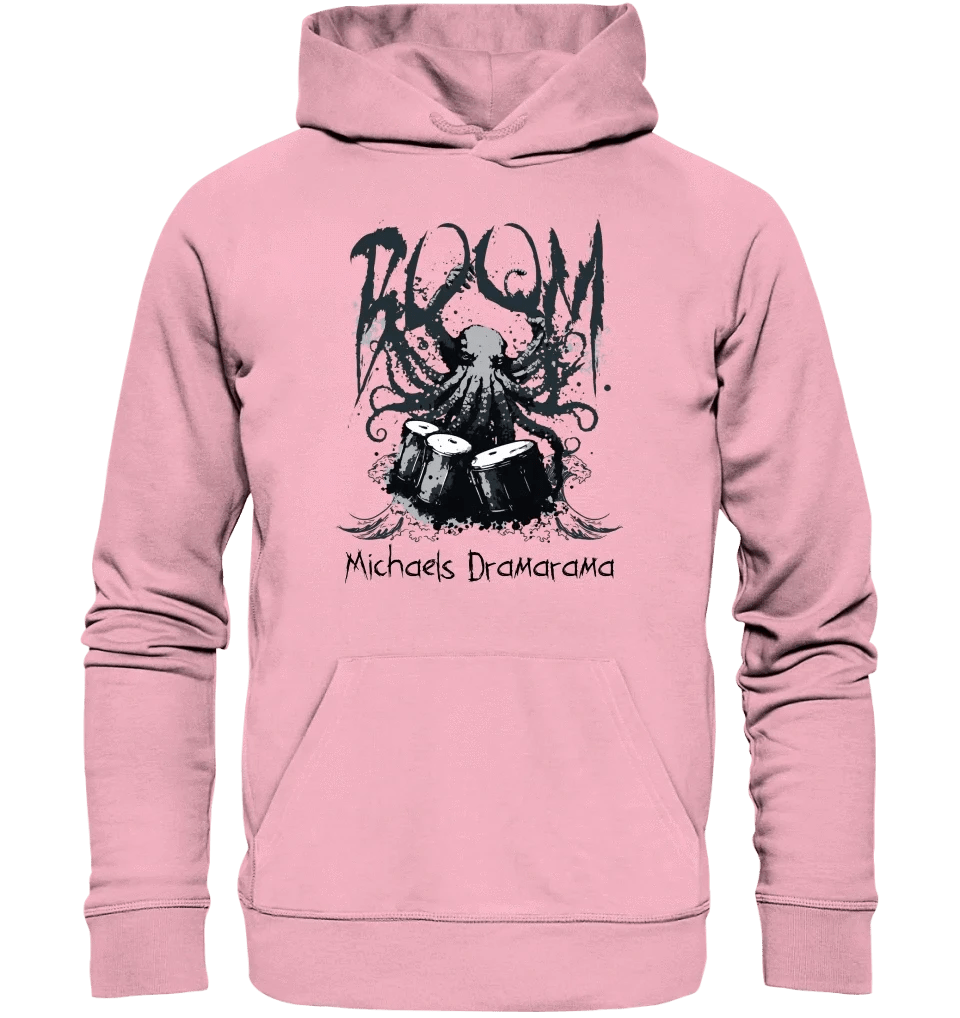 Drama Drummer Schlagzeuger + Wunschtext • Musik • Unisex Premium Hoodie XS-5XL aus Bio-Baumwolle für Damen & Herren