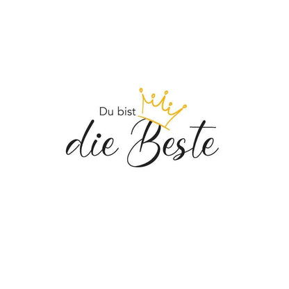 Du bist die Beste • Größe S • Geschenkset • Geschenkbox • Geschenkidee