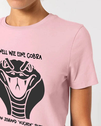 Echte Sternenkarte als Cobra + Text • Ladies Premium T-Shirt XS-2XL aus Bio-Baumwolle für Damen • Exklusivdesign • personalisiert