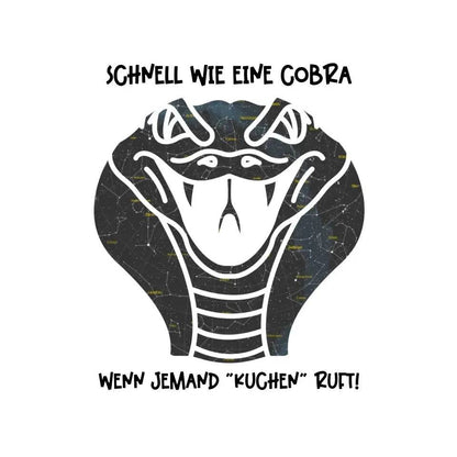 Echte Sternenkarte als Cobra + Text • STICKER 20x20cm Aufkleber • personalisiert