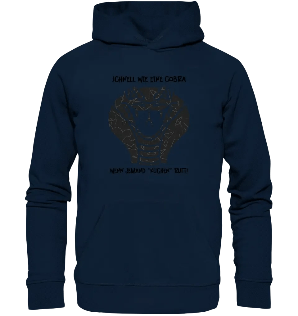 Echte Sternenkarte als Cobra + Text • Unisex Premium Hoodie XS-5XL aus Bio-Baumwolle für Damen & Herren • Exklusivdesign • personalisiert