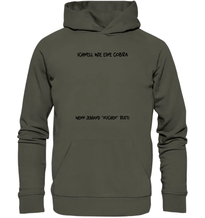 Echte Sternenkarte als Cobra + Text • Unisex Premium Hoodie XS-5XL aus Bio-Baumwolle für Damen & Herren • Exklusivdesign • personalisiert