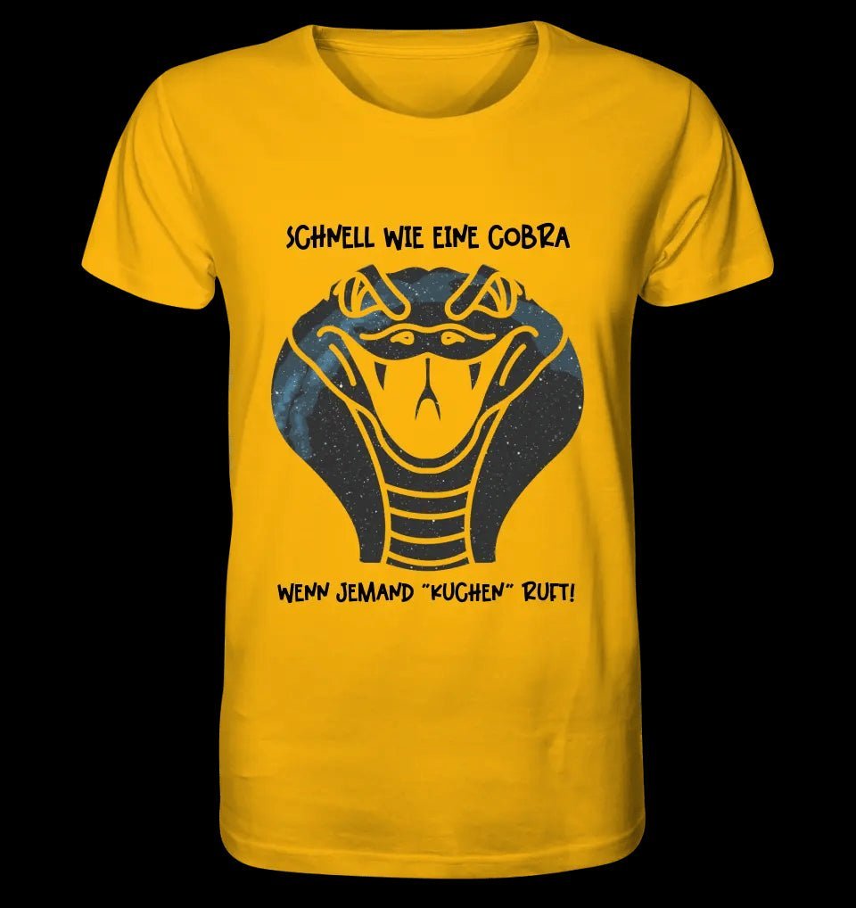 Echte Sternenkarte als Cobra + Text • Unisex Premium T-Shirt XS-5XL aus Bio-Baumwolle für Damen & Herren • Exklusivdesign • personalisiert