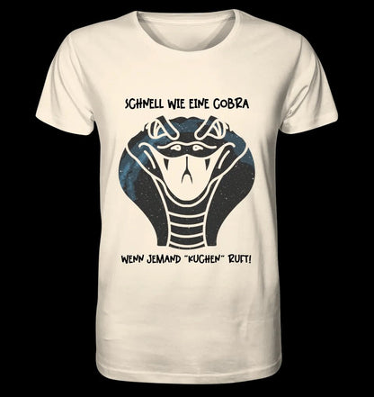 Echte Sternenkarte als Cobra + Text • Unisex Premium T-Shirt XS-5XL aus Bio-Baumwolle für Damen & Herren • Exklusivdesign • personalisiert