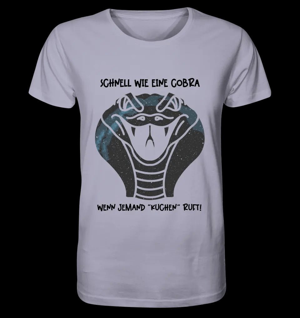 Echte Sternenkarte als Cobra + Text • Unisex Premium T-Shirt XS-5XL aus Bio-Baumwolle für Damen & Herren • Exklusivdesign • personalisiert