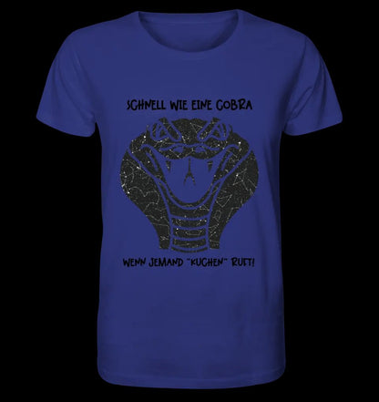 Echte Sternenkarte als Cobra + Text • Unisex Premium T-Shirt XS-5XL aus Bio-Baumwolle für Damen & Herren • Exklusivdesign • personalisiert