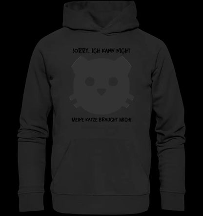 Echte Sternenkarte als Katze + Text • Unisex Premium Hoodie XS-5XL aus Bio-Baumwolle für Damen & Herren • Exklusivdesign • personalisiert