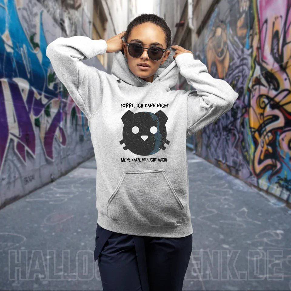 Echte Sternenkarte als Katze + Text • Unisex Premium Hoodie XS-5XL aus Bio-Baumwolle für Damen & Herren • Exklusivdesign • personalisiert