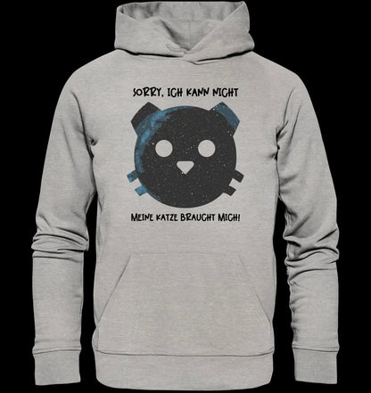 Echte Sternenkarte als Katze + Text • Unisex Premium Hoodie XS-5XL aus Bio-Baumwolle für Damen & Herren • Exklusivdesign • personalisiert