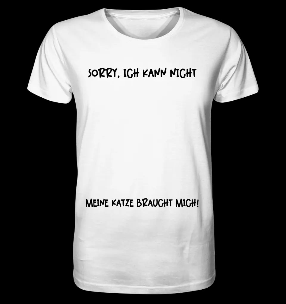 Echte Sternenkarte als Katze + Text • Unisex Premium T-Shirt XS-5XL aus Bio-Baumwolle für Damen & Herren • Exklusivdesign • personalisiert