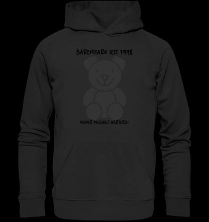 Echte Sternenkarte als Teddybär + Text • Unisex Premium Hoodie XS-5XL aus Bio-Baumwolle für Damen & Herren • Exklusivdesign • personalisiert