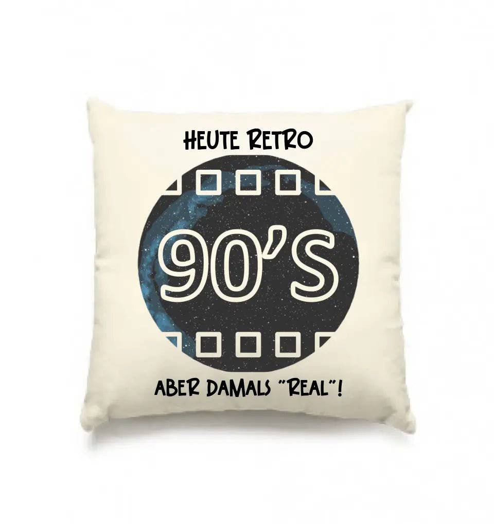 Echte Sternkarte 90s + Text • Kissen 40x40 cm • personalisiert