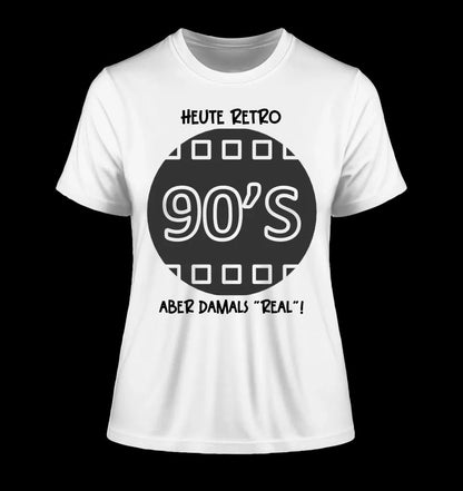 Echte Sternkarte 90s + Text • Ladies Premium T-Shirt XS-2XL aus Bio-Baumwolle für Damen • Exklusivdesign • personalisiert