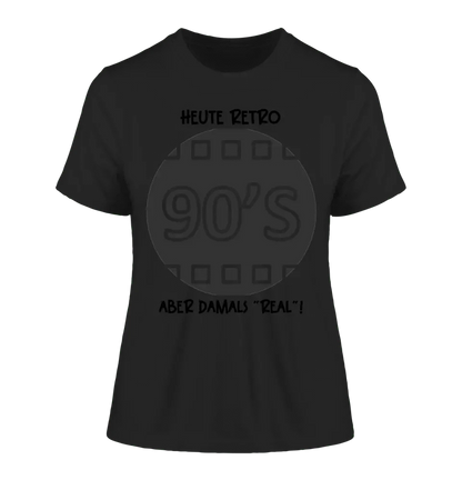 Echte Sternkarte 90s + Text • Ladies Premium T-Shirt XS-2XL aus Bio-Baumwolle für Damen • Exklusivdesign • personalisiert