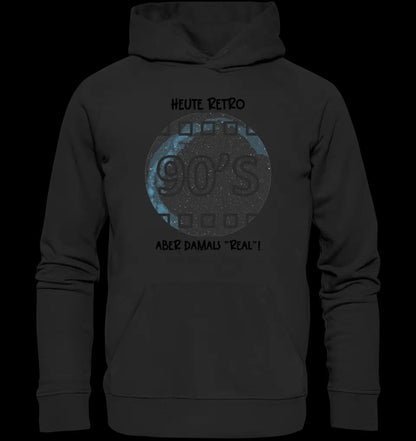 Echte Sternkarte 90s + Text • Unisex Premium Hoodie XS-5XL aus Bio-Baumwolle für Damen & Herren • Exklusivdesign • personalisiert