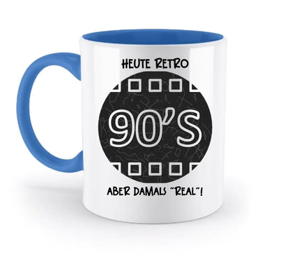 Echte Sternkarte 90s + Text • zweifarbige Tasse • Exklusivdesign • personalisiert