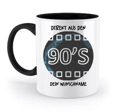 Echte Sternkarte 90s + Text • zweifarbige Tasse • Exklusivdesign • personalisiert