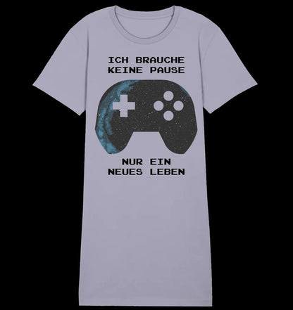 Echte Sternkarte als Controller + Text • Ladies Premium T-Shirt Kleid aus Bio-Baumwolle S-2XL • Exklusivdesign • personalisiert