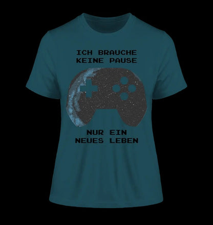 Echte Sternkarte als Controller + Text • Ladies Premium T-Shirt XS-2XL aus Bio-Baumwolle für Damen • Exklusivdesign • personalisiert