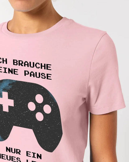 Echte Sternkarte als Controller + Text • Ladies Premium T-Shirt XS-2XL aus Bio-Baumwolle für Damen • Exklusivdesign • personalisiert