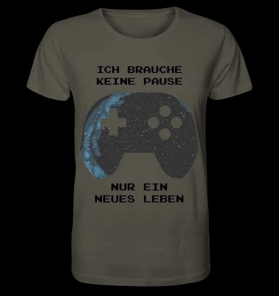 Echte Sternkarte als Controller + Text • Unisex Premium T-Shirt XS-5XL aus Bio-Baumwolle für Damen & Herren • Exklusivdesign • personalisiert