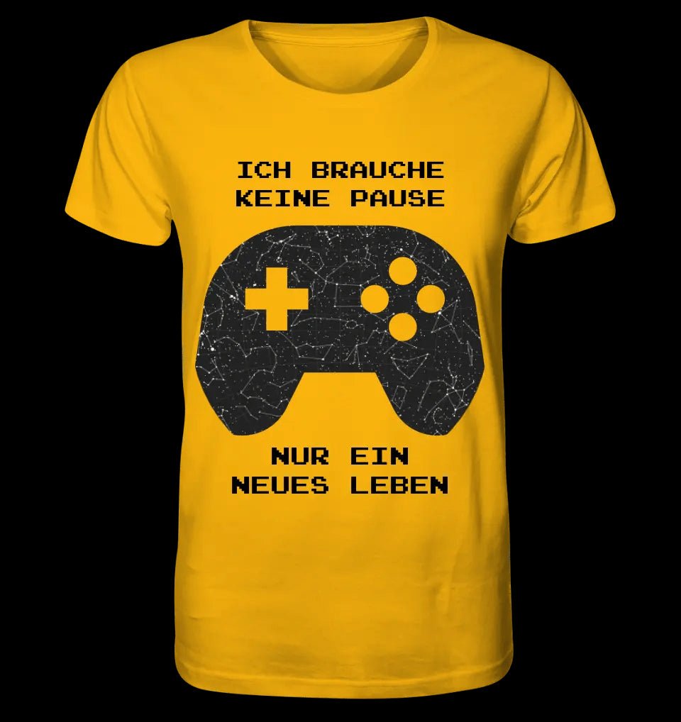 Echte Sternkarte als Controller + Text • Unisex Premium T-Shirt XS-5XL aus Bio-Baumwolle für Damen & Herren • Exklusivdesign • personalisiert