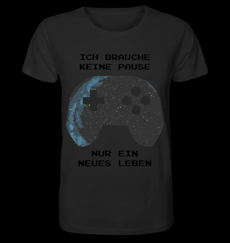 Echte Sternkarte als Controller + Text • Unisex Premium T-Shirt XS-5XL aus Bio-Baumwolle für Damen & Herren • Exklusivdesign • personalisiert