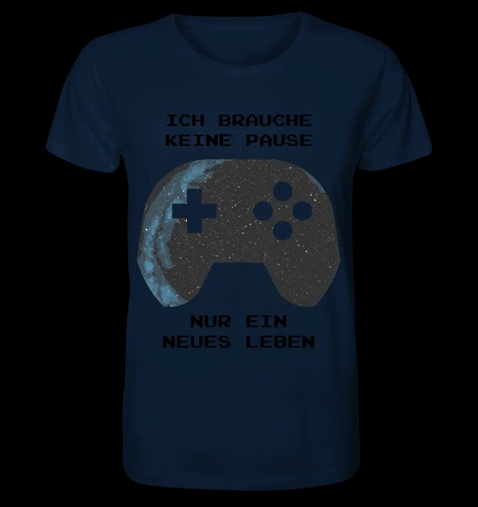 Echte Sternkarte als Controller + Text • Unisex Premium T-Shirt XS-5XL aus Bio-Baumwolle für Damen & Herren • Exklusivdesign • personalisiert