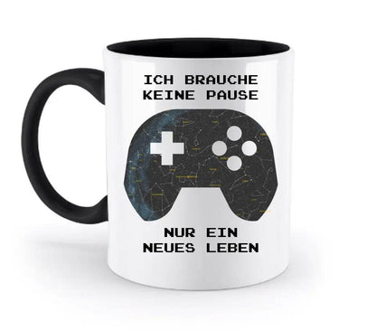 Echte Sternkarte als Controller + Text • zweifarbige Tasse • Exklusivdesign • personalisiert