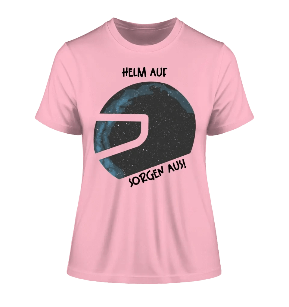 Echte Sternkarte als Helm + Text • Ladies Premium T-Shirt XS-2XL aus Bio-Baumwolle für Damen • Exklusivdesign • personalisiert