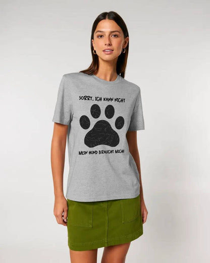 Echte Sternkarte als Hundepfote + Text • Hund • Unisex Premium T-Shirt XS-5XL aus Bio-Baumwolle für Damen & Herren • Exklusivdesign • personalisiert