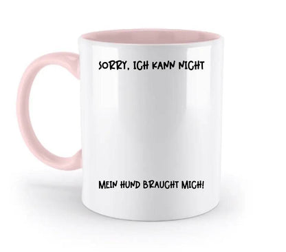 Echte Sternkarte als Hundepfote + Text • Hund • zweifarbige Tasse • Exklusivdesign • personalisiert