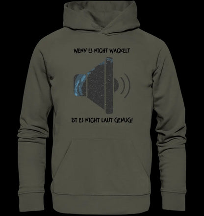 Echte Sternkarte als Lautsprecher + Text • Musik • Unisex Premium Hoodie XS-5XL aus Bio-Baumwolle für Damen & Herren • Exklusivdesign • personalisiert