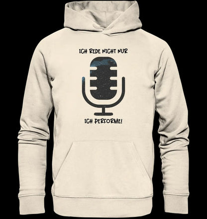 Echte Sternkarte als Mikrofon + Text • Unisex Premium Hoodie XS-5XL aus Bio-Baumwolle für Damen & Herren • Exklusivdesign • personalisiert