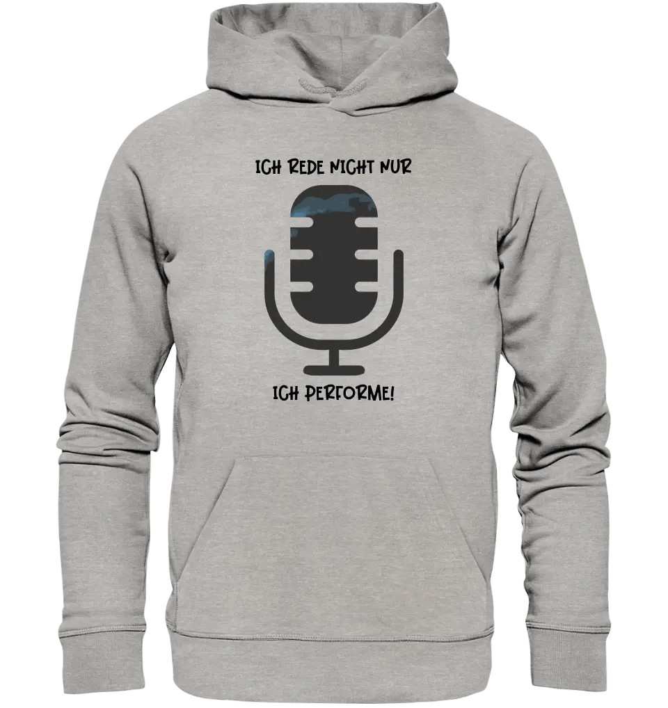 Echte Sternkarte als Mikrofon + Text • Unisex Premium Hoodie XS-5XL aus Bio-Baumwolle für Damen & Herren • Exklusivdesign • personalisiert