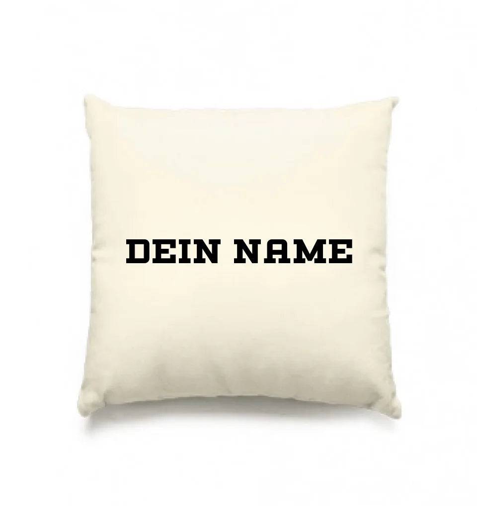 Einfacher Name • Kissen 40x40 cm • Exklusivdesign • personalisiert