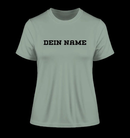 Einfacher Name • Ladies Premium T-Shirt XS-2XL aus Bio-Baumwolle für Damen • Exklusivdesign • personalisiert