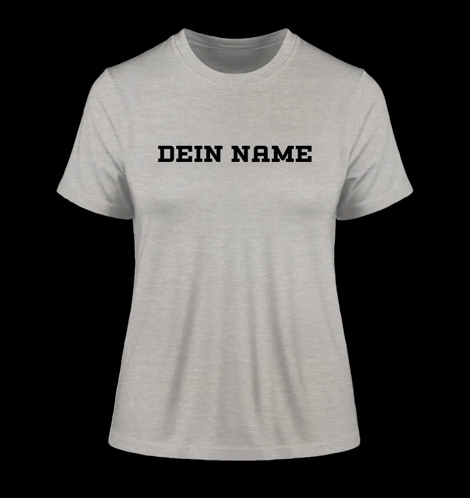 Einfacher Name • Ladies Premium T-Shirt XS-2XL aus Bio-Baumwolle für Damen • Exklusivdesign • personalisiert