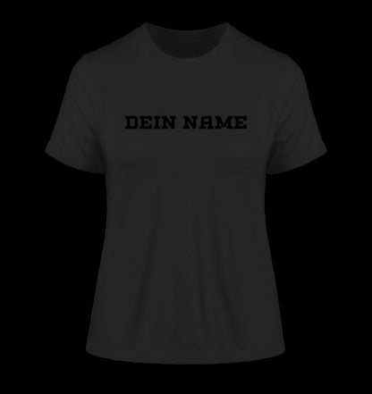 Einfacher Name • Ladies Premium T-Shirt XS-2XL aus Bio-Baumwolle für Damen • Exklusivdesign • personalisiert