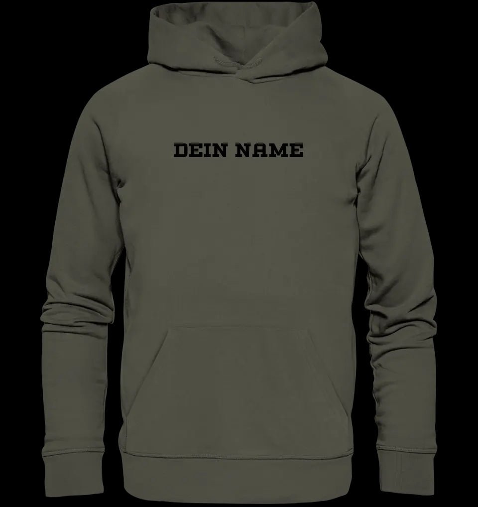 Einfacher Name • Unisex Premium Hoodie XS-5XL aus Bio-Baumwolle für Damen & Herren • Exklusivdesign • personalisiert