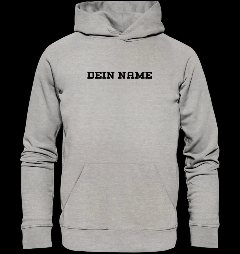 Einfacher Name • Unisex Premium Hoodie XS-5XL aus Bio-Baumwolle für Damen & Herren • Exklusivdesign • personalisiert