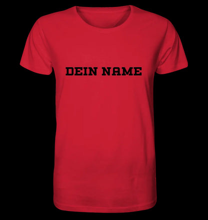 Einfacher Name • Unisex Premium T-Shirt XS-5XL aus Bio-Baumwolle für Damen & Herren • Exklusivdesign • personalisiert