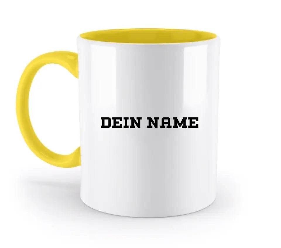 Einfacher Name • zweifarbige Tasse • Exklusivdesign • personalisiert