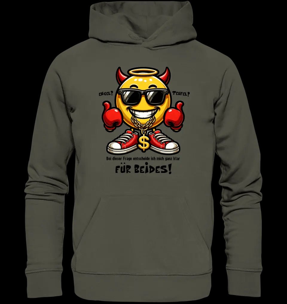 Engel? Teufel? Beides! • Unisex Premium Hoodie XS-5XL aus Bio-Baumwolle für Damen & Herren • Exklusivdesign • personalisiert