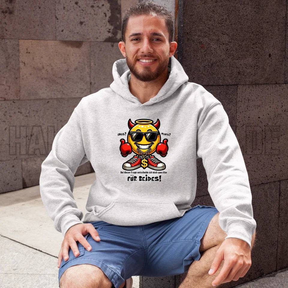 Engel? Teufel? Beides! • Unisex Premium Hoodie XS-5XL aus Bio-Baumwolle für Damen & Herren • Exklusivdesign • personalisiert